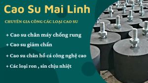 4 chân đế chống rung hai đầu bulong / 4 cục chống rung hai đầu M6 M8 M10 Đế Chịu Lực Đặc Ruột - Lazada
