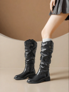 Agsdon | Popular Fold-over Knight Boots Long Boots