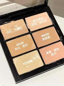 Six-Color Concealer Plate Salmon Color Cover Fleck Face Dark Circles Strong Giant Concealer Highlight Eye Brightener