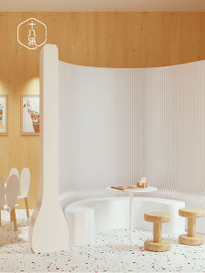 SHIBAZHI | Portable Folding Room Dividing Light Cloud Screen