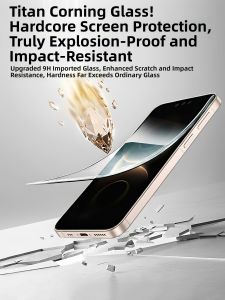 OUXUAN | Shatterproof and Privacy Tempered Glass Phone Film
