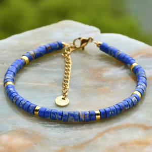 Womens Bohemian Rainbow Beaded Bracelet Stackable Stone Fashion Jewelry Sweet Style Versatile White Enhancing Arm Candy