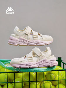 Kappa Mary Jane Sports Shoes Womens 2025 New Summer Breathable Thick Bottom Magic Tape Casual Shoes Comfortable Walking Shoes