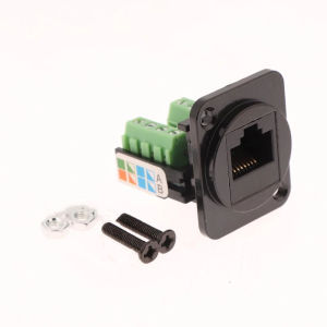 ♦CAT5E RJ45 Network Cable Socket Installation Module Shielded Solder-free Network Cable Extender Cat 5 Panel Connector For Wall