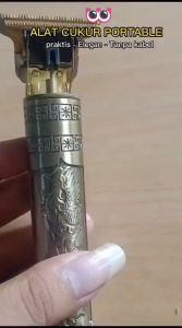 CUKURAN MOTIF DRAGON ALAT CUKUR ELEKTRIK PORTABLE CLIPPER