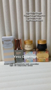 ( Gratis Masker Wajah !! ) Luzz*ini Cream Paket 3in1 Isi Cream Siang Malam Serum Luzz*ini Bisa COD