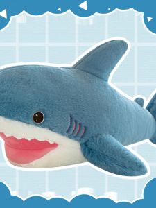 QIAOSHANG | Shark Shaped Sleeping Pillow Plush Toy