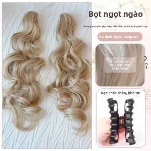 Tóc Giả Dạng Bím Đôi Cuộn Lolita