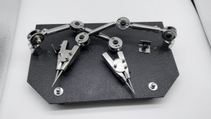 PHYHOO Double-Headed Jewelry Stand Clamp for Hand Soldering Iron Precision Welding Fixture