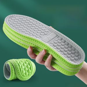 XIANZHAO | แผ่นรองในรองเท้าสำหรับผู้ชาย 2 คู่ ป้องกันแบคทีเรีย ต้านกลิ่นเหม็น ซึมซับเหงื่อได้ดี ระบายอากาศ