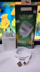 Charger OPP RENO 11 PRO 280W Fast Charger Super Vooc Support Fast Charging