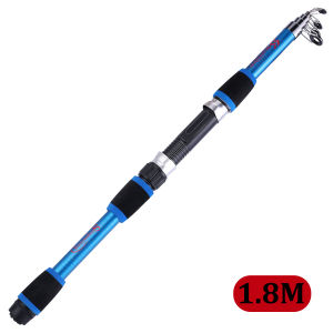 Sougayilang 1.8M Telescopic Rod M Power Children Fishing Rod Fiberglass Material Durable Spinning Fishing Rod Carp Feeder Rod