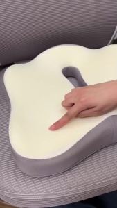 Ergonomics Memory Foam Coccyx/Orthopedic/Back Seat Cushion Office Chair Car Lumbar Support Breathable Waist Pillow