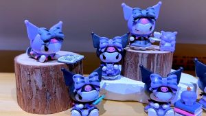 Action Figure KUROMI set - Miniatur Pajangan Topper Kue Cake Mainan Boneka Kurumi Hello Kitty My Melody
