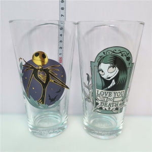 Large Capacity Beer Glass Christmas Night Scary Love Jack O Lantern King Pumpkin Sally Halloween Ghost Town American Style Cartoon