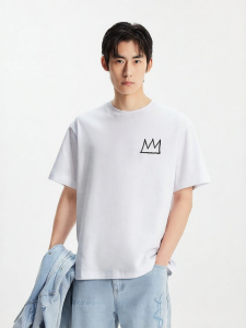 Jack Jones | Men T-shirt Cotton Print Round Neck Short Sleeve For Summer