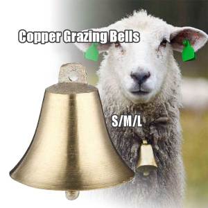Pure Copper Material Grazing Bells For Livestock Cow Horse Sheep Dog Prevent The Loss