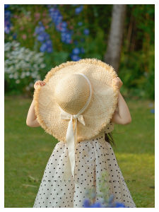 Mũ Rơm Trẻ Em Đi Biển Mùa Hè Chống Nắng Mũ Rơm Không Biến Dạng Cỡ Lớn Chơi Đùa Ngoài Trời Phong Cách Công Chúa Trùm Đầu Cho Bé Gái Và Bé Trai