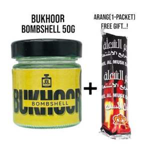 Bakhoor Bombshell  Bukhoor Wangian Sunnah  Bukhoor Jdl Perfumes 50 grams ( Free Gift Arang 1 pack )