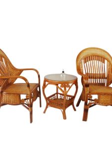 Natural Plant Vine Boss Chair Luxury Large Class Chair Home High Back Casual Chair Balcony Real Vine Sofa Armchair