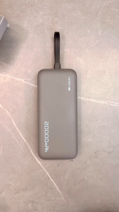 【New Arrival】CUKTECH 20000mAh 40W Fast Charging Built-in Cable Powerbank (CP24 Power Bank)