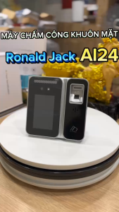 [AI24] Máy chấm công khuôn mặt & vân tay công nghệ mới nhận diện siêu nhanh (Bảo hành 1 năm chính hãng)