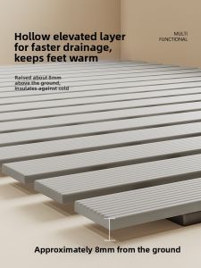 BULULOM | Non-slip Water-draining Bathroom Mat