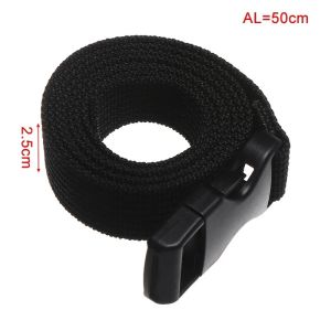 Black Nylon Tie Down Strap Heavy Duty Cam Buckle Cargo Lashing Belt for Luggage Travel Outdoor Camping Car Motorcycle Bike
