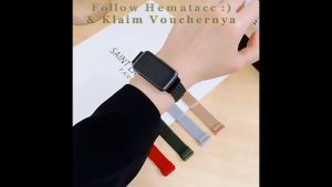 Milanese Strap Huawei Band 7 Tali Jam Metal Stainless Steel 16mm Quick Release
