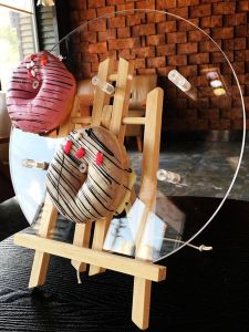 Acrylic Donut Wedding Decoration Props Creative Dessert Display Stand Board Direct Sale Nordic Style European Flavor