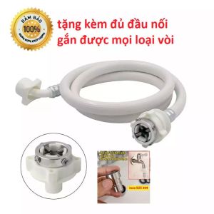 Dây Cấp Nước Cho Máy giặt cửa trên và cửa dưới Hàng xịn PVC Dài 15 mét PVC15 kèm tặng đầu nối vòi