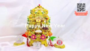 Tháp tỏi phong thủy ông Địa Thần Tài song ngư ngọc thực - TỎI CÁT TƯỜNG