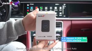 COD [จัดส่งฟรี] เชื่อมต่อกับ Carplay ไร้สาย และ Android กล่องทีวีเสียบ และเล่นอะแดปเตอร์ไร้สาย 2.4 G + 5 GWiFiBT 5.4 สำหรับระบบ Carplay แบบมีสาย Carlinkit Android รถยนต์