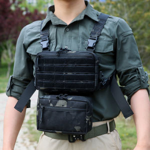 Quick Release Tactical Vest Outdoor Camouflage Chest Bag MPCS Mobile Tactical Military Fan Neutral Size Uniform Polyester