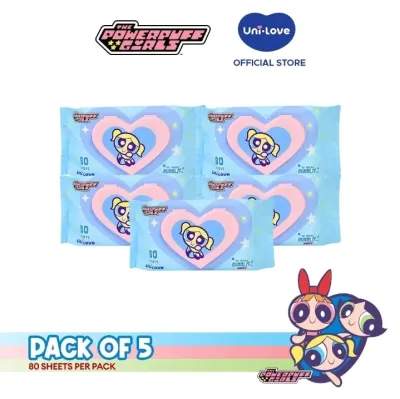 Unilove Powerpuff Girls Wipes Bubbles 5s