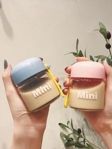 Mini Glass Cup Portable Small Capacity Milk Cup Cute Girl Heart Ins Style Summer Carry-On Birds Nest Water Cup  Daily Gift