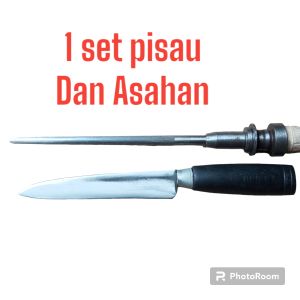1set pisau baja hss sama Asahan baja kristal Pisau Super tajam asli baja Pisau seset kulit Pisau daging Pisau dapur Pisau murah berkualitas Pisau kecil super tajam asli baja Lading landep Tiuk baja Asli tajam