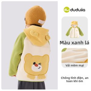 DUDUJIA | Áo Khoác Lông Cừu Hai Mặt Cho Trẻ Em