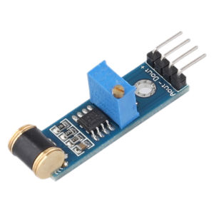 VODOOL 801S Analog Output Vibration Sensor Sensitivity Adjustable Vibrating Probe Sensor Module 4Pin for Vibration Detection