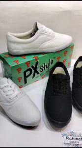 SEPATU PX STYLE 068 CANVAS TALI WANITA SEPATU KERJA KETS