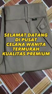 Celana Panjang Wanita Baggie & Twill Premium