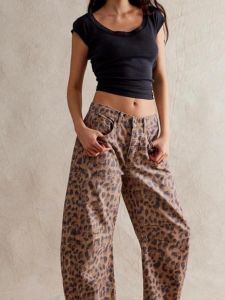 Quần Jeans Denim Màu Trơn Rộng Cạp Cao Cho Nữ Quần Dài Phong Cách Đường Phố Thường Ngày Dành Cho Nữ Trang Phục Công Sở