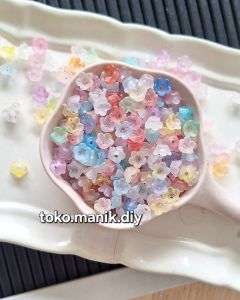 10gram manik bunga upil bunga size kecil mini manik bunga putik