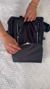 F&S SHOPAHOLIC BAGS#4049 Classic nylon 12inch backpack for Women ideal choice for travel or everyday use front flap