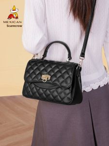 Mexican | Fashionable Commuter Clutch Bag with Diamond Pattern