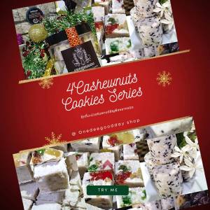 คุ้กกี้ไทยทองขจร 250g - 25 ปริมาณ - เนื้อร่วนอุดมผล 5 สี - หวานน้อย - หอมอบควันเทียน - น้ำมันรำข้าวทุกชิ้น - คุณสมบัติของขนมเจ