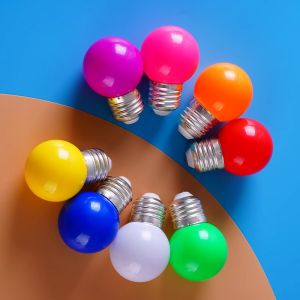 SAINAHEPAN | Creative Colorful LED Light Bulb for Bedroom Decor