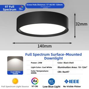 ADDLON | Ultra Thin Circular LED Ceiling Light