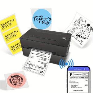 Marklife D100 Bluetooth Thermal Label Printer Wireless Small Shipping Label Printer 4X6 Compatible with iOS Android Mac Window