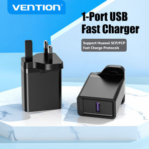 Vention 22.5W USB Fast Charger AFC FCP QC 3.0 Quick Charge Adapter for Huawei Samsung UK US Plug Portable Mobile Phone Charger